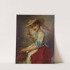 The Cherry Girl by Etienne Adolphe Piot