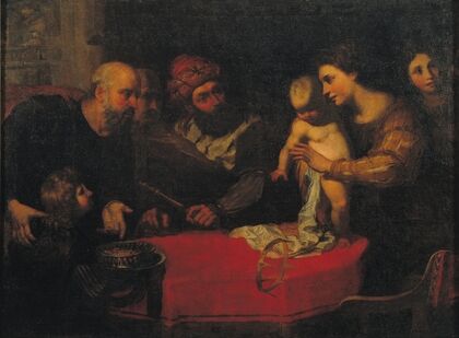 The Child Moses Throws down Pharaoh’s Crown