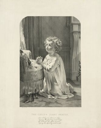 The child’s first prayer (1878)