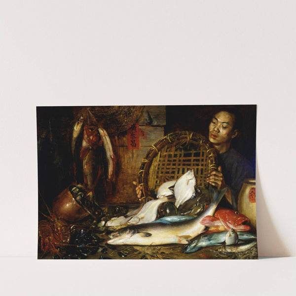 The Chinese Fishmonger by Theodore Wores