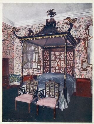 The Chippendale Chinese room at Badminton House