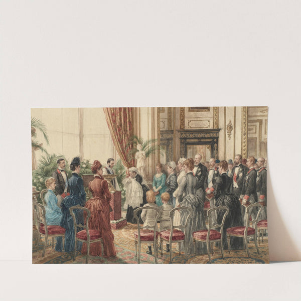 The Christening of Prince Alexander of Battenburg by Godefroy Durand
