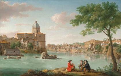 The Church Of San Giovanni Dei Fiorentini, On The Tiber, Rome
