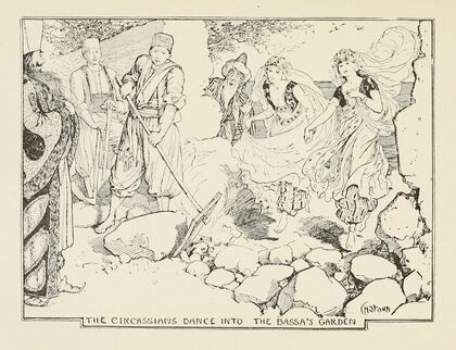 The Circassians dance into the Bassa’s Garden (1905)