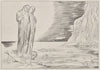 The Circle of the Traitors; Dante’s Foot Strriking Bocca degli Abbate, from Dante’s Inferno (1827)