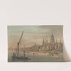 The City and St. Paul&#039;s from the South Bank by William Marlow