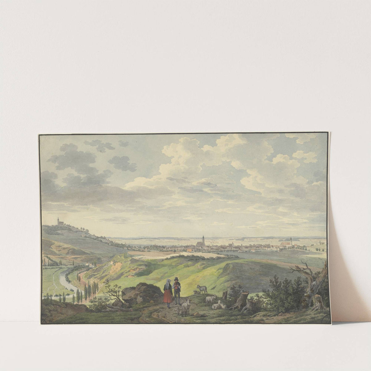 The City of Arnberg in the Oberpfalz (1823) by Carl Heinzmann