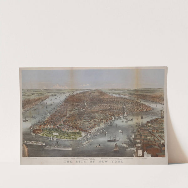 The City of New York (1870) by Currier & Ives.