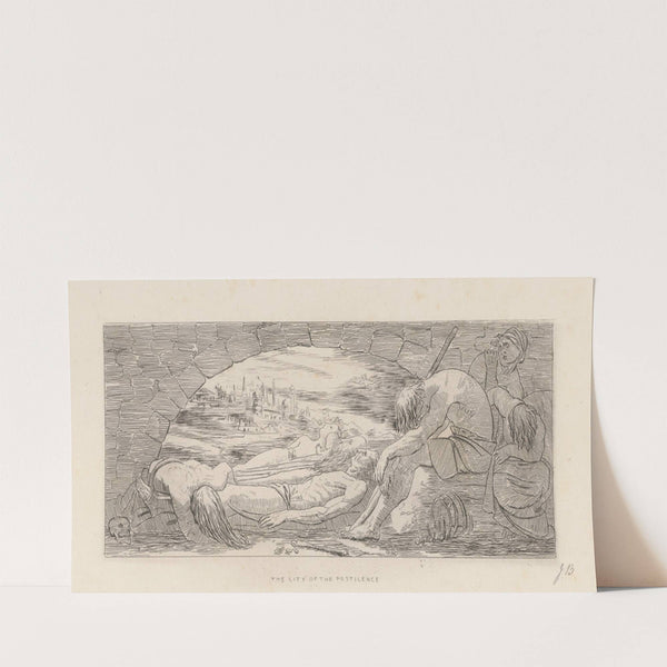 The City of the Pestilence (between 1826 and 1852) by John Bell