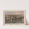The City of Washington birds-eye view from the Potomac-looking north (1880) by Charles Richard Parsons