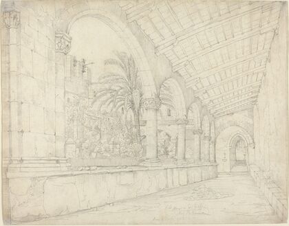 The Cloister of Santa Maria di Gesù at Palermo