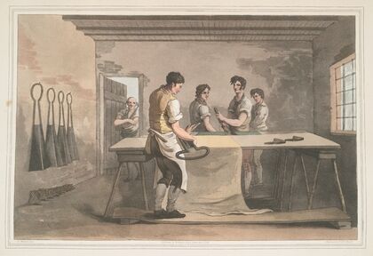 The cloth dresser, Plate 6