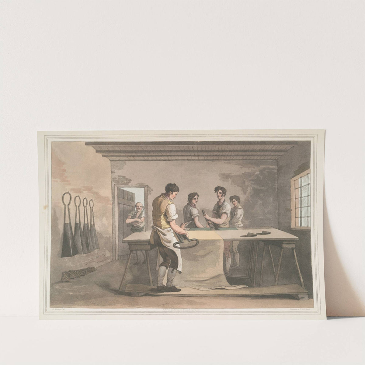 The cloth dresser, Plate 6 by George Walker