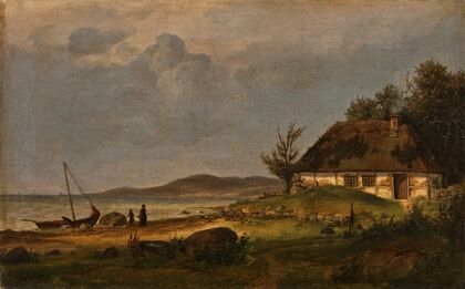 The Coast At The Fishing Hamlet Of Flade Near Frederikshavn