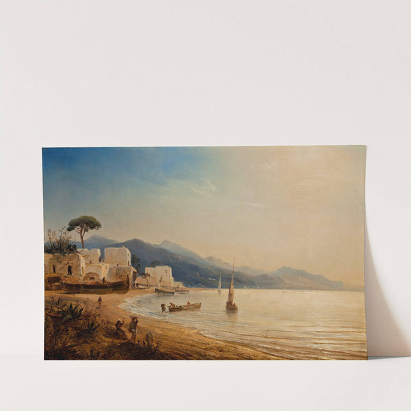 The Coast Near Naples by Théodore Gudin
