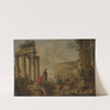 The Coliseum amongst Roman Ruins by Giovanni Paolo Panini