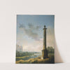 The Column (1789) by Hubert Robert