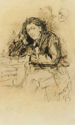 The composer Anton Rubinstein (1829-1894)