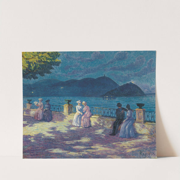The Concha, Night-time (c. 1906) by Darío de Regoyos