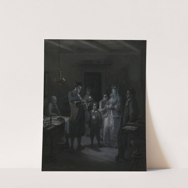 The Conclusion of the Sabbath (Sabbath-Ausgang) by Moritz Daniel Oppenheim