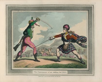 The Consequence of not shifting the Leg (1799)