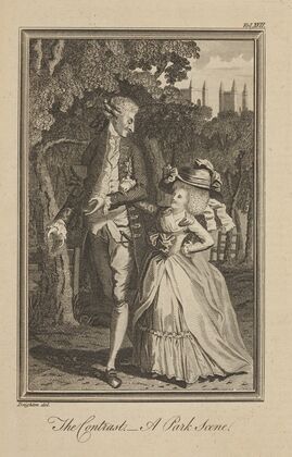 The contrast. A park scene (1780)