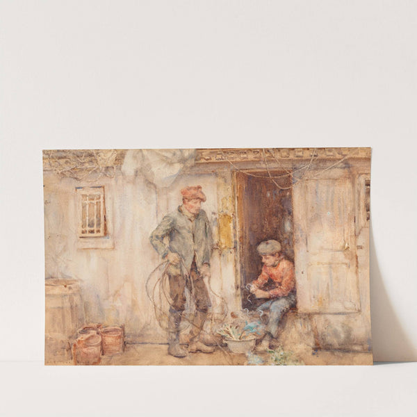 The cook&#039;s galley by Henry Scott Tuke