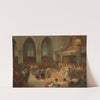 The coronation of William III and Mary Stuart, Anno 1689 by Charles Rochussen