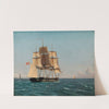The Corvette Najaden under Sail (ca. 1834) by Christoffer Wilhelm Eckersberg