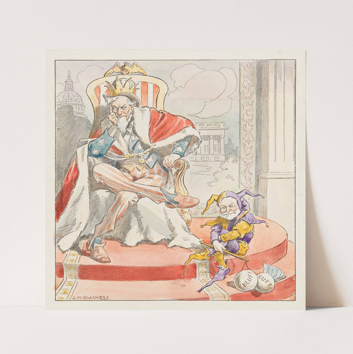 The Court Jester (1912) by Louis Glackens