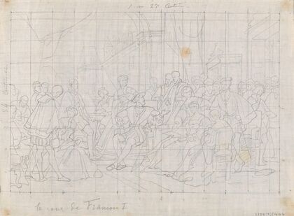 The Court of Francis I of France in Fontainebleau