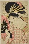 The courtesan Hinazuru of the Chojiya