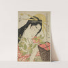 The Courtesan Tsukioka of the Hyogoya by Ichirakutei Eisui
