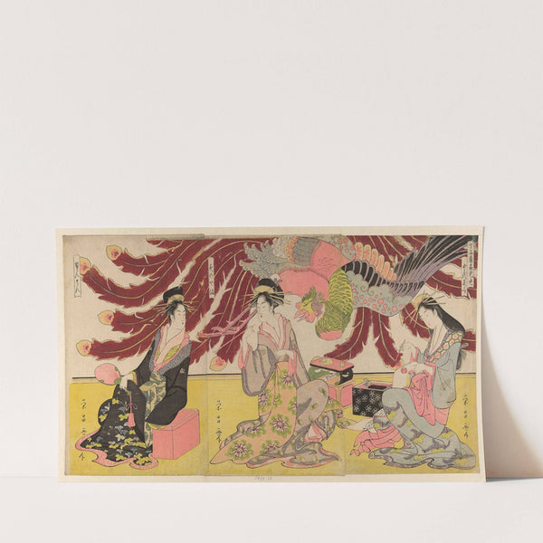 The Courtesans of the Chojiya on Display in the Daytime (Chojiya hirumise) (c. 1796-98) by Chokosai Eisho