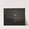The Crossing over the Little Belt at Snoghøj. Moonrise by Jens Juel