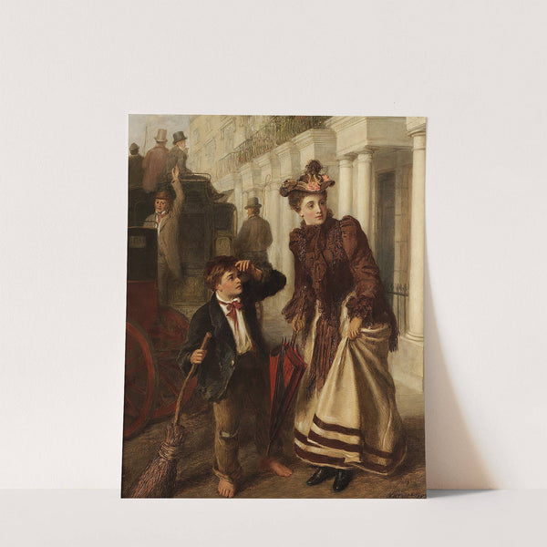 The Crossing Sweeper (1893) by William Powell Frith