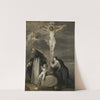 The Crucified Christ Adored By Saints Dominic And Catherine Of Siena by Anthony van Dyck