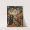 The Crucifixion With The Virgin Mary, Saints Mary Magdalene, John The Baptist, Peter, And An Unidentified Male Saint by Cornelis Engebrechtsz