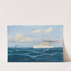 The cruiser &#039;Nürnberg&#039; gives the order to stop to a merchant ship by flag signals by Max Jensen