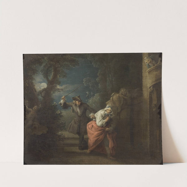 The Cudgelled and Contented Cuckold by Jean-Baptiste Pater