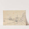 The Custom House, London by Henry Edridge
