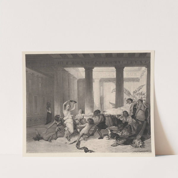 The Dance (1865) by Pierre Olivier Joseph Coomans