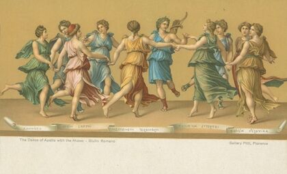 The dance of Apollo with the Muses (1907 - 1918)