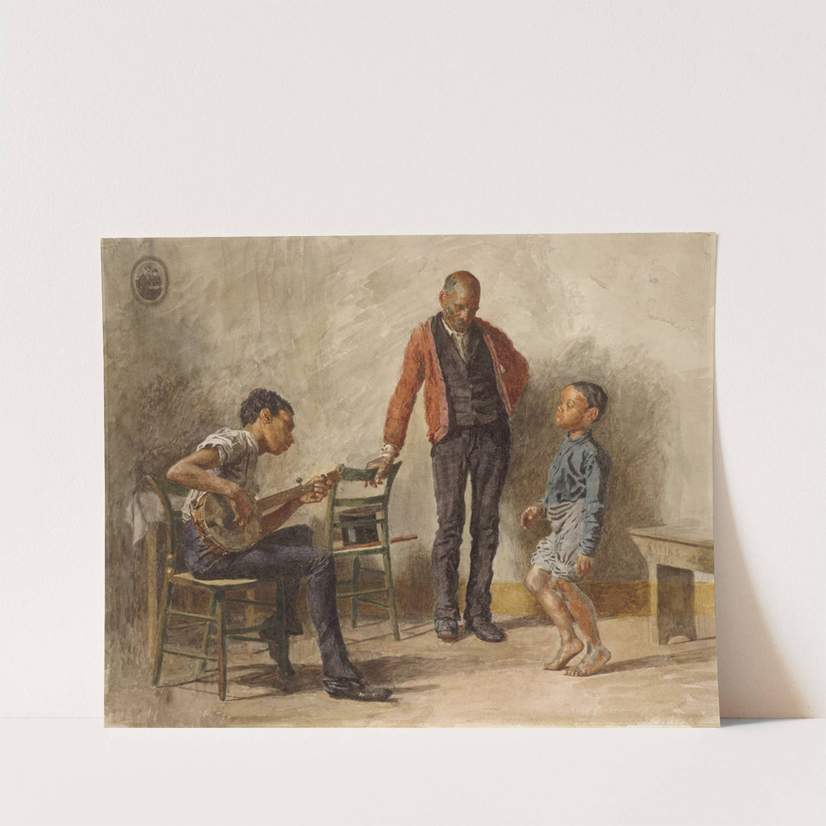 The Dancing Lesson (1878) by Thomas Eakins