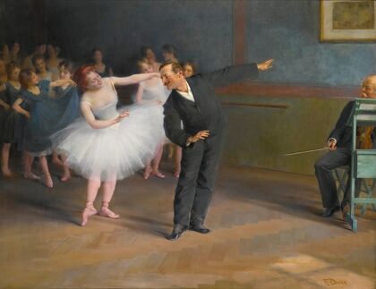 The dancing school, Prague