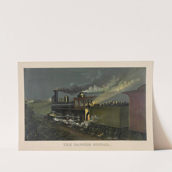 The danger signal (1884) by Currier & Ives.