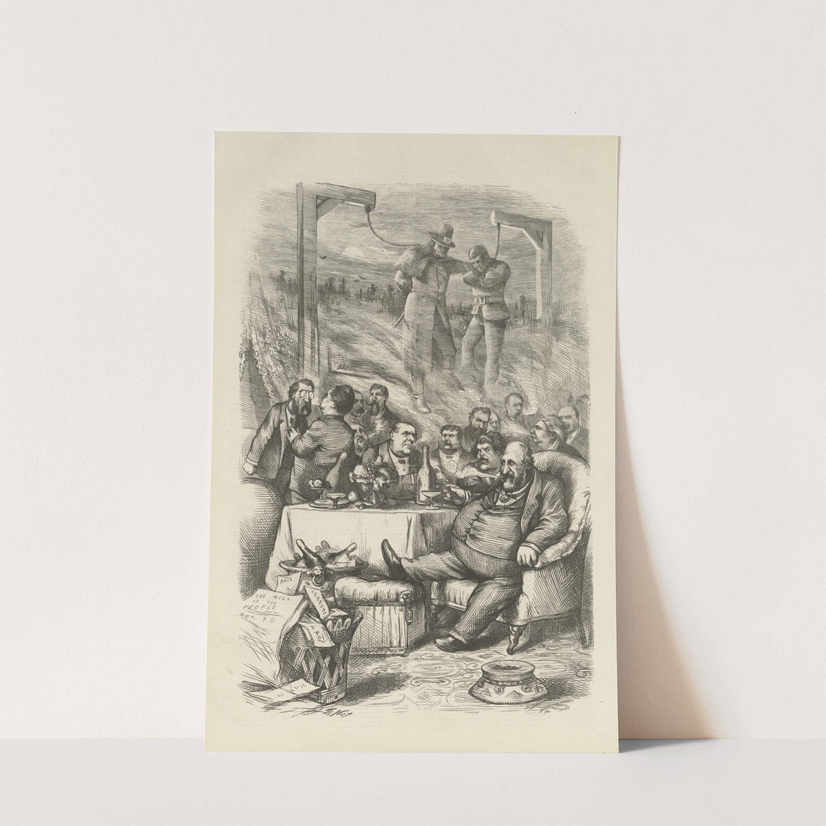 The dead beat (1871) by Thomas Nast