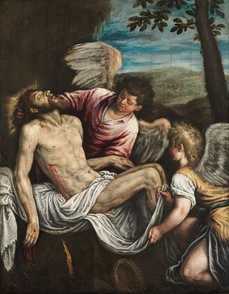 The Dead Christ with Angels