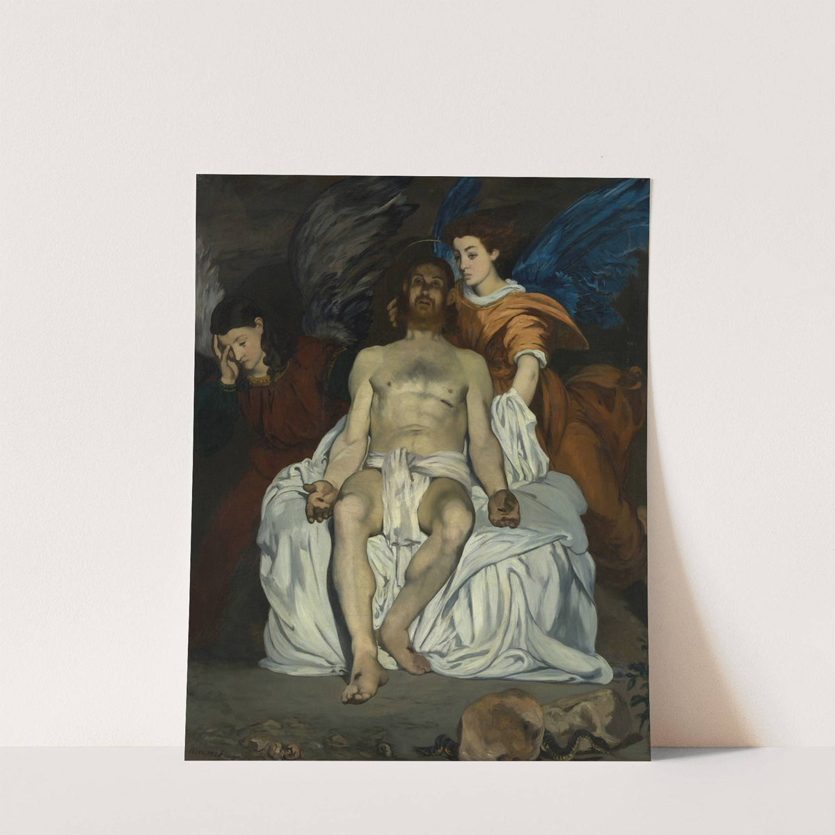 The Dead Christ with Angels (1864) by Édouard Manet