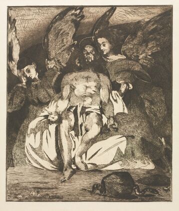 The Dead Christ with Angels (1866–67)